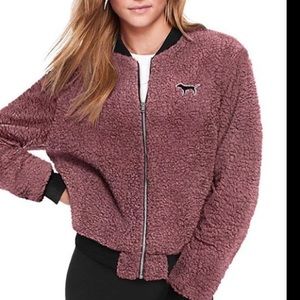 Vs pink Sherpa bomber